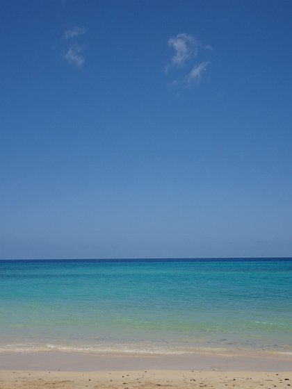 Sea impression at Sotavento lagoon