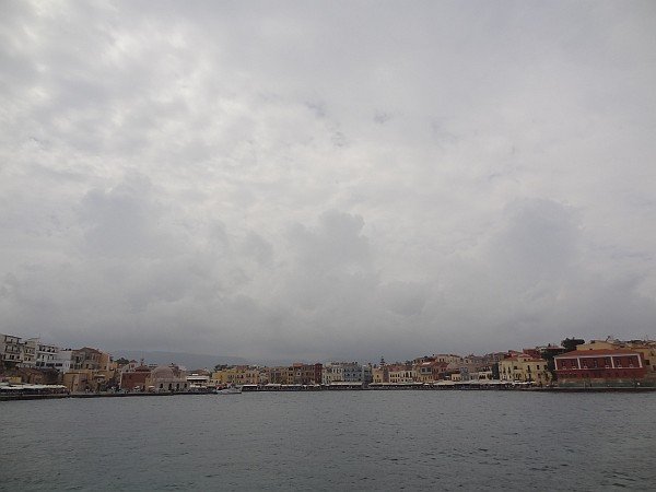 Chania Venetian harbour fron near lighthouse