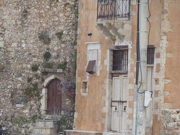 House front Chania old town