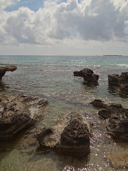 Rocks on Falassarna north beach<