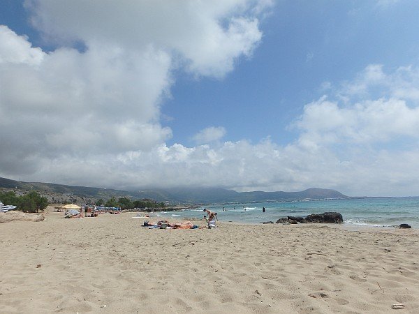 On Falassarna north beach