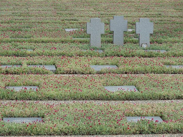 Graves at German war cemetery near Maleme