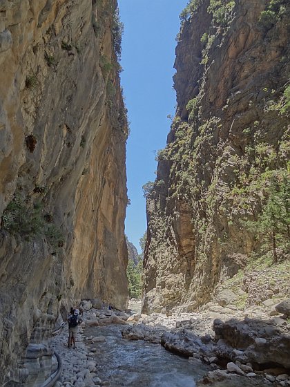 Narrowest spot of Samaria gorge (Iron Gates)