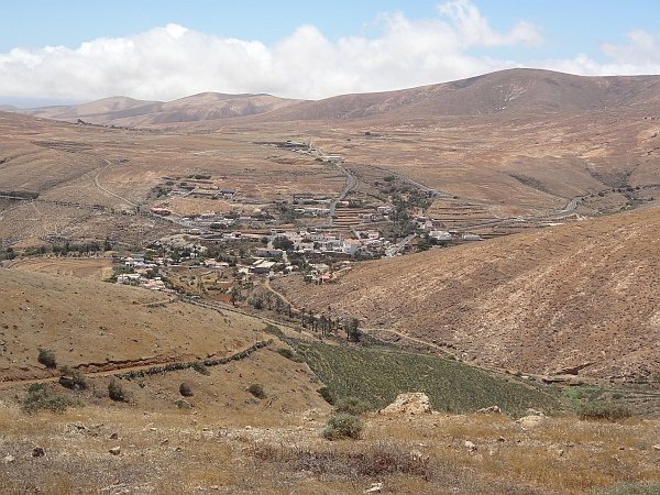 Betancuria seen from surrounding mountains