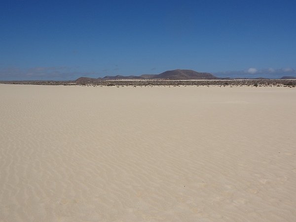 Sand dunes in Corralejo National Park