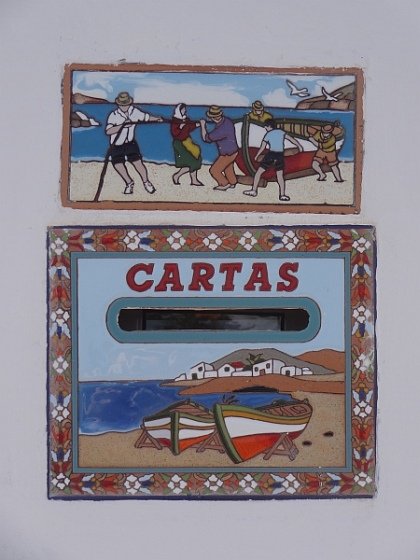 Letter box at house in Las Playitas village