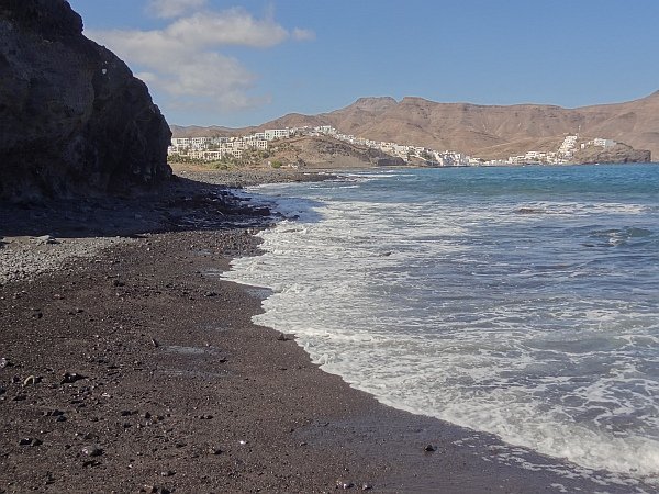Las Playitas village from beach