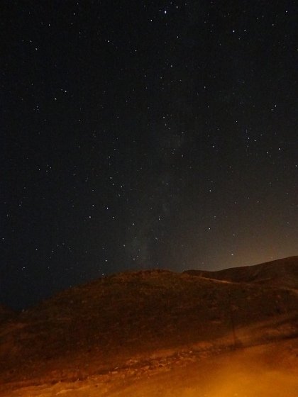 Night sky at Las Playitas resort