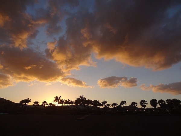 Sunset at Las Playitas resort