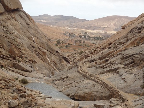 Near exit of Las Penitas ravine