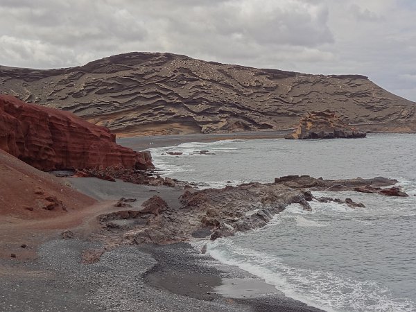 Coastline at El Golfo