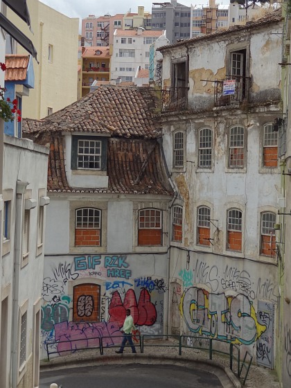 Backyard in Lisbon