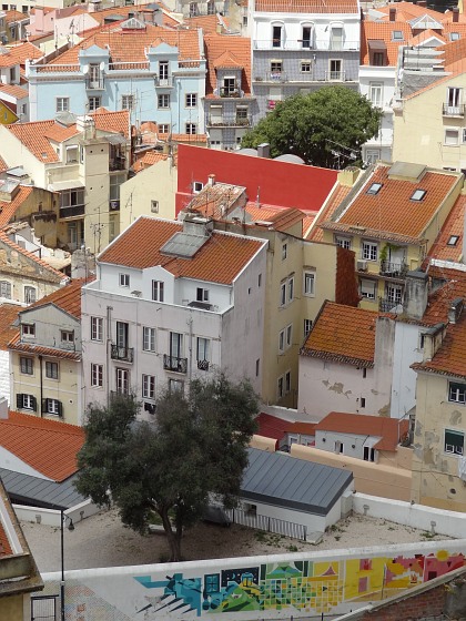 Rooftops as seen from Miradouro (viewpoint) da Graça