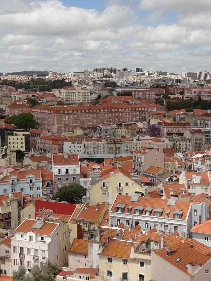 Rooftops as seen from Miradouro (viewpoint) da Graça
