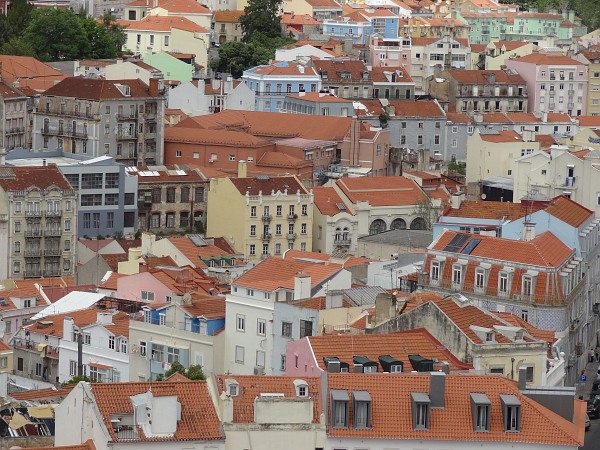 Rooftops as seen from Miradouro (viewpoint) da Graça
