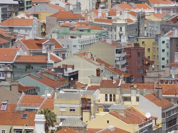 Rooftops as seen from Miradouro (viewpoint) da Graça