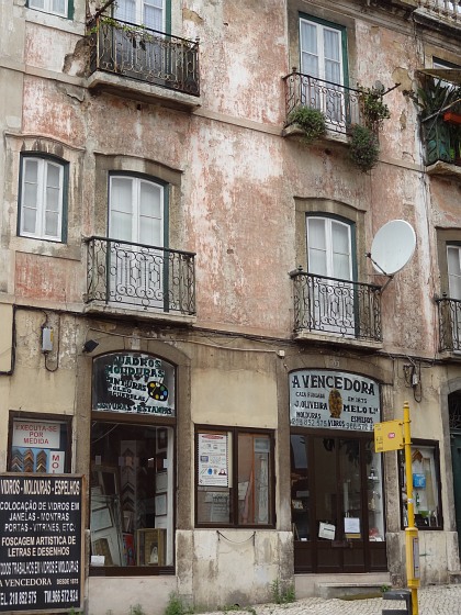 House facade in Lisbon
