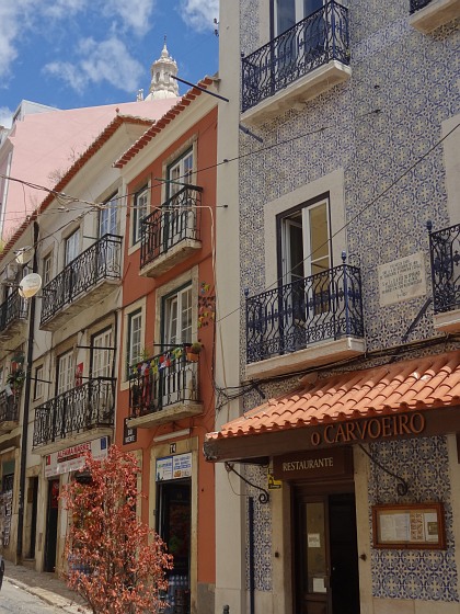 House facades in Lisbon