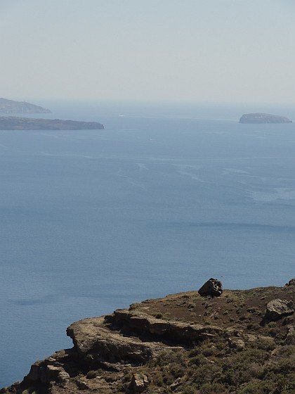Coastal rock formation at Mouzaki Bay