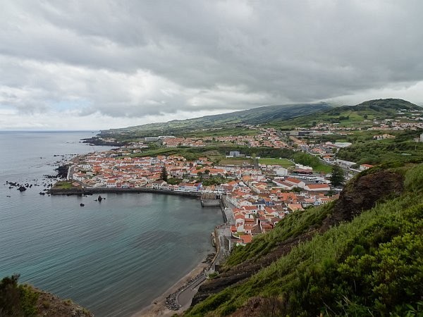 View over Porto Pim Bay area from Monte Queimado