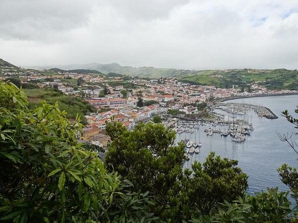 View to Horta Marina from Monte Queimado