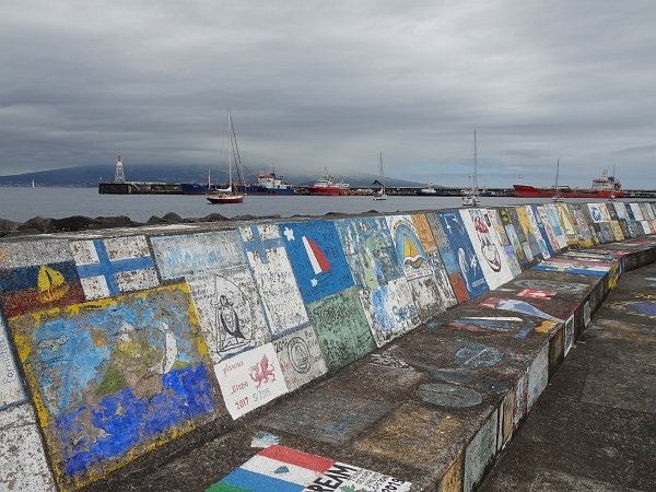 Sailor's harbour wall painting