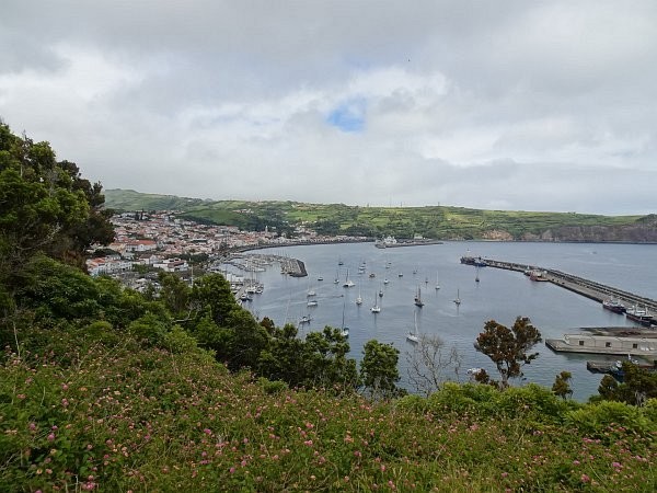 Horta Marina from Monte Queimado (Faial island)