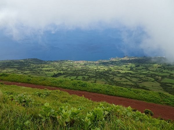 View from Pico da Esperança towards south coast of São Jorge