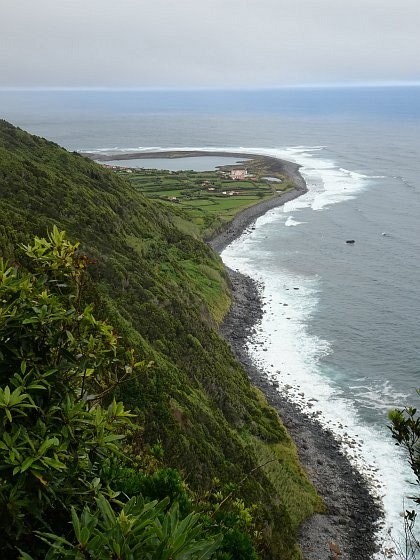 View of Fajã da Caldeira de Santo Cristo