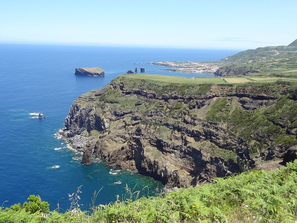 View towards Mosteiros from Miradouro (viewpoint) da Ponta do Escalvado