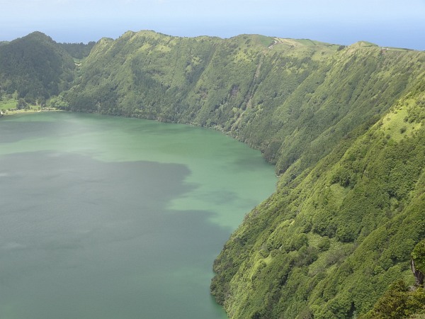 North-East inside rim of Sete Cidades crater