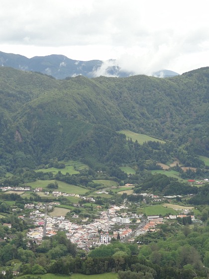 Furnas village as seen from Pico do Ferro