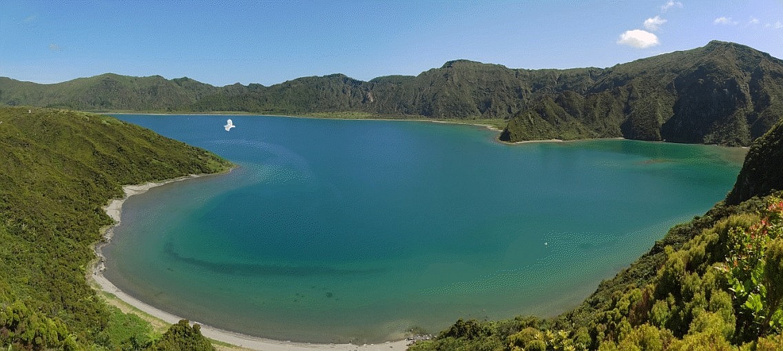 Panorama of Lagoa do Fogo, São Miguel