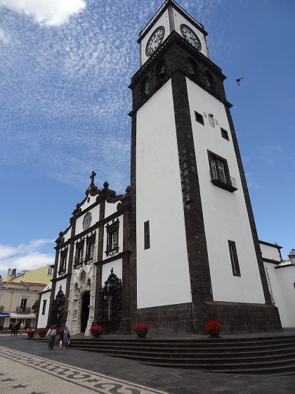 Igreja Matriz de Sã:o Sebastião (Church of St. Sebastian) in centre of Ponta Delgada