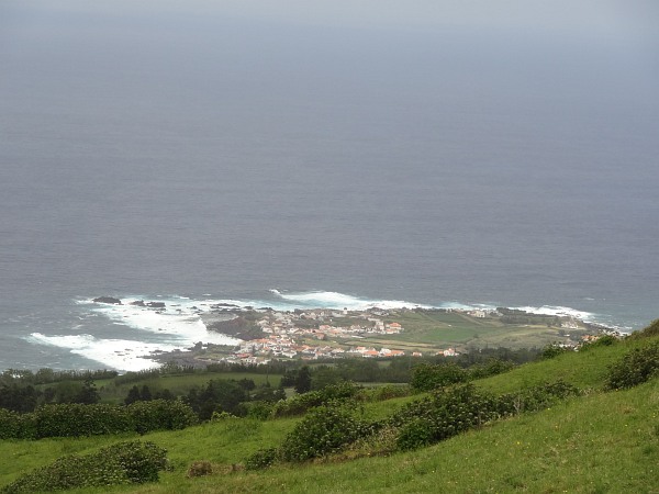 Ponta dos Mosteiros seen from Sete Cidades crater rim