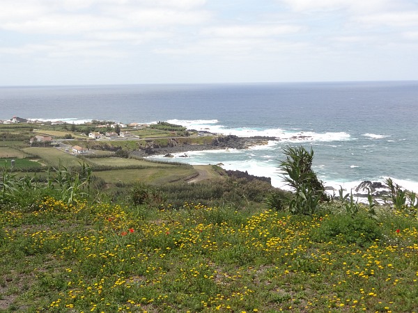 Ponta dos Mosteiros seen from coastal path