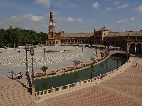 Plaza de España, View from balcony